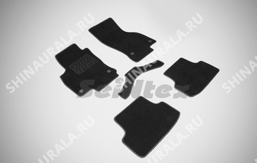 Ворсовые коврики LUX для Audi A-3 2012-н.в.