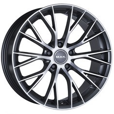 MAK MUNCHEN GUNMETAL MIRROR FACE 5x120 / 8.5x20